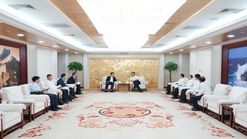 陳蕃一行赴中國黃金集團拜訪交流